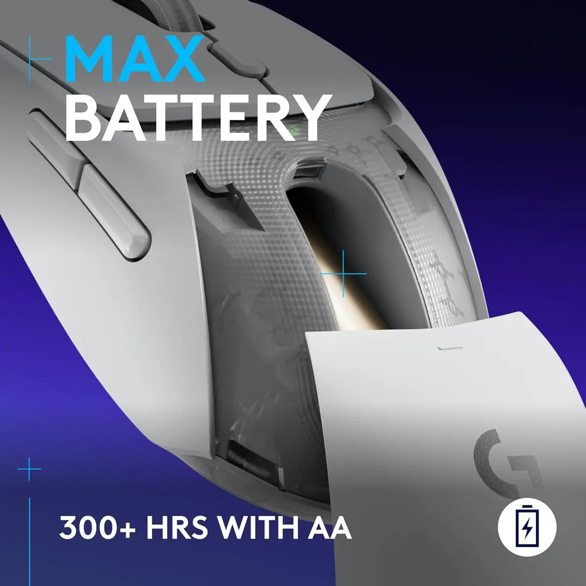 Logitech G309 Lightspeed Wireless Gaming Mouse - White