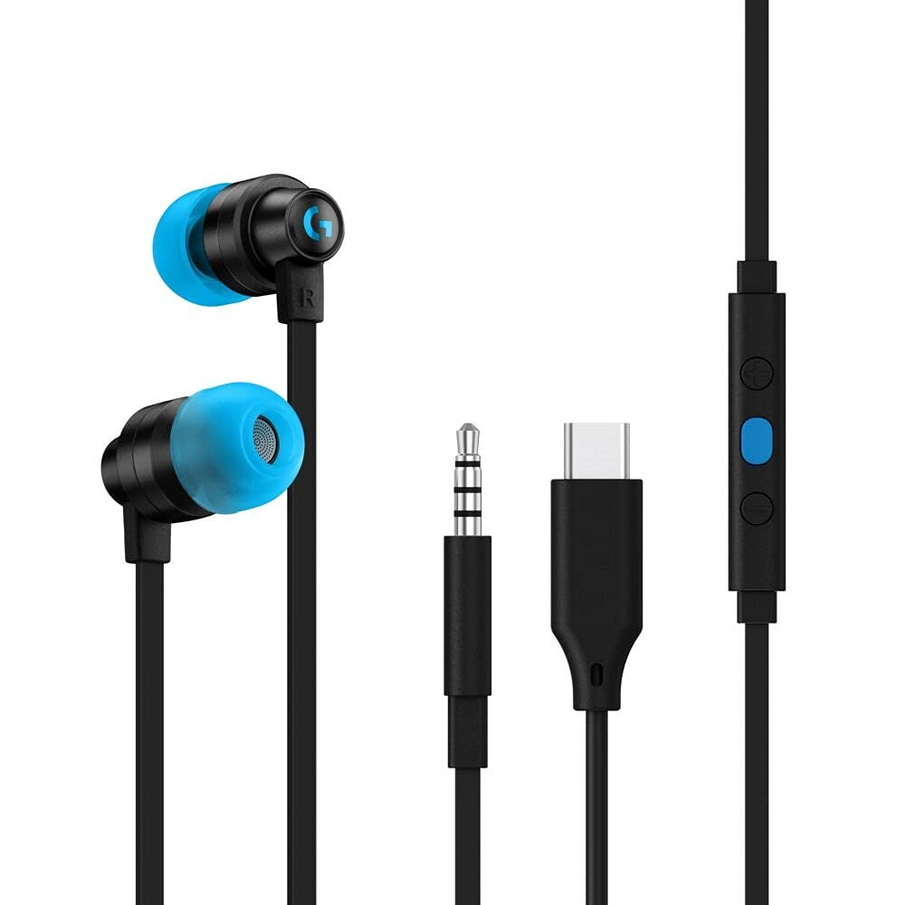 Logitech G333 Gaming Earphones with Mic and Dual Driver - Black