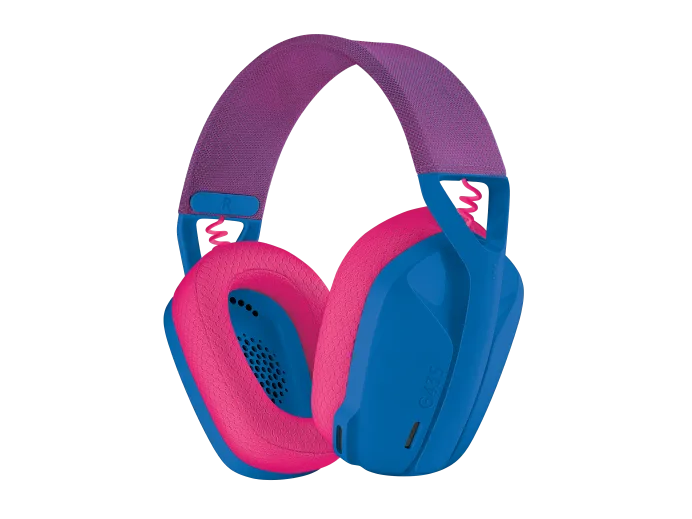 Logitech G435 Lightspeed Wireless Gaming Headset - Blue & Raspberry