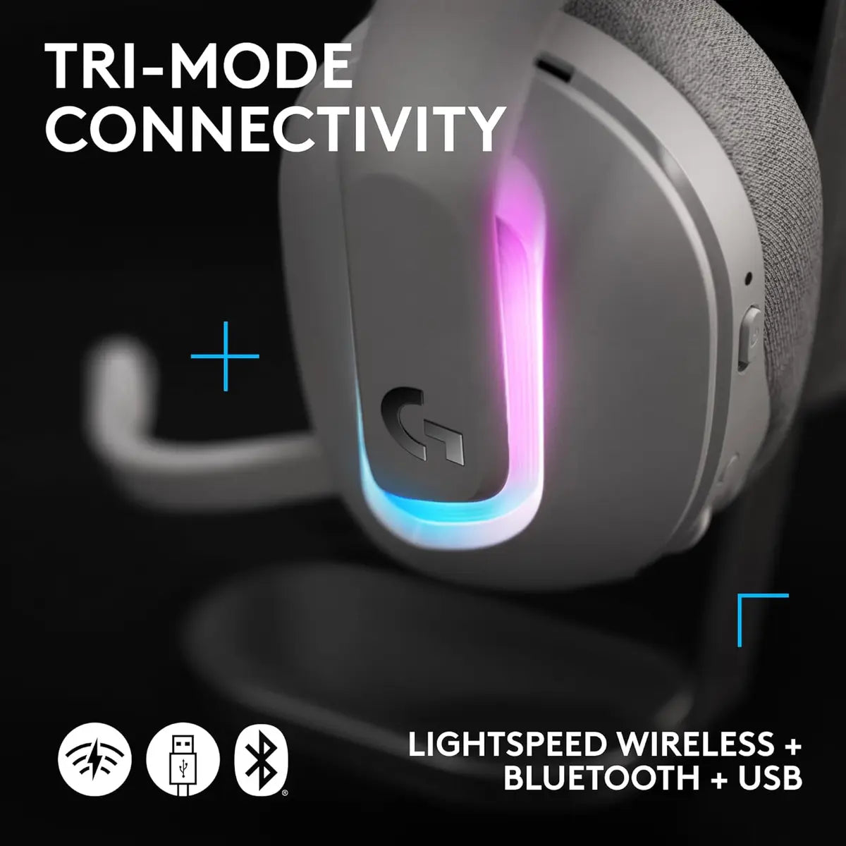 Logitech G522 Lightspeed Wireless Gaming Headset - White