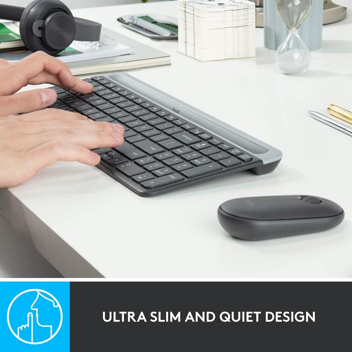 Logitech MK470 Slim Wireless Keyboard and Mouse Combo - PakByte Computers
