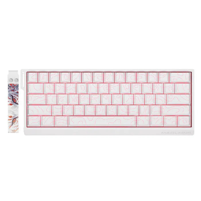 FGG Madlions MAD60 HE Flagship V2 60% Wired, Magnetic Switch Gaming Keyboard - White