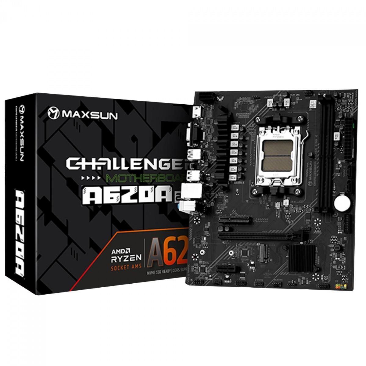 Maxsun Challenger A620A 2.5G DDR5 AMD AM5 microATX Motherboard