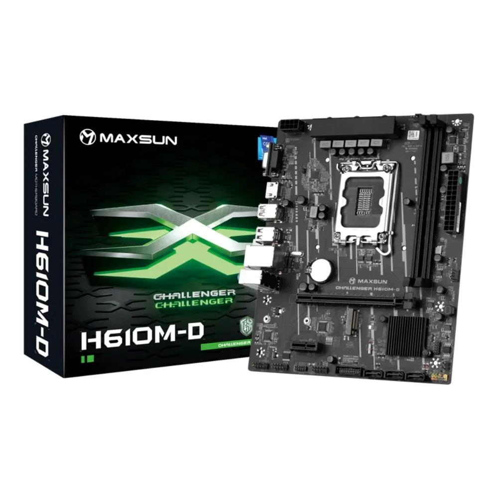 Maxsun Challenger H610M-D DDR4 Intel 12/13th Gen microATX Motherboard