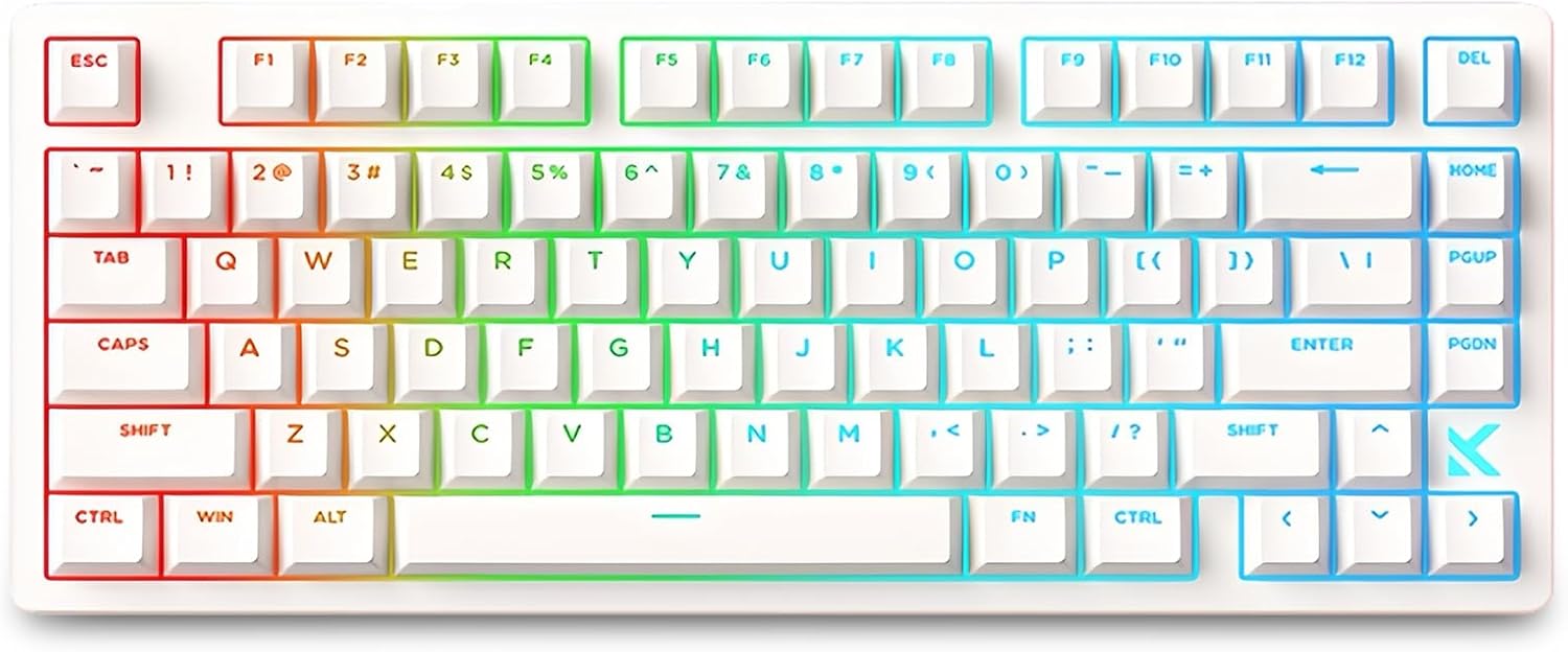Mchose Jet 75 HE 75% Hall Effect Magnetic Switch Gaming Keyboard - White - PakByte Computers