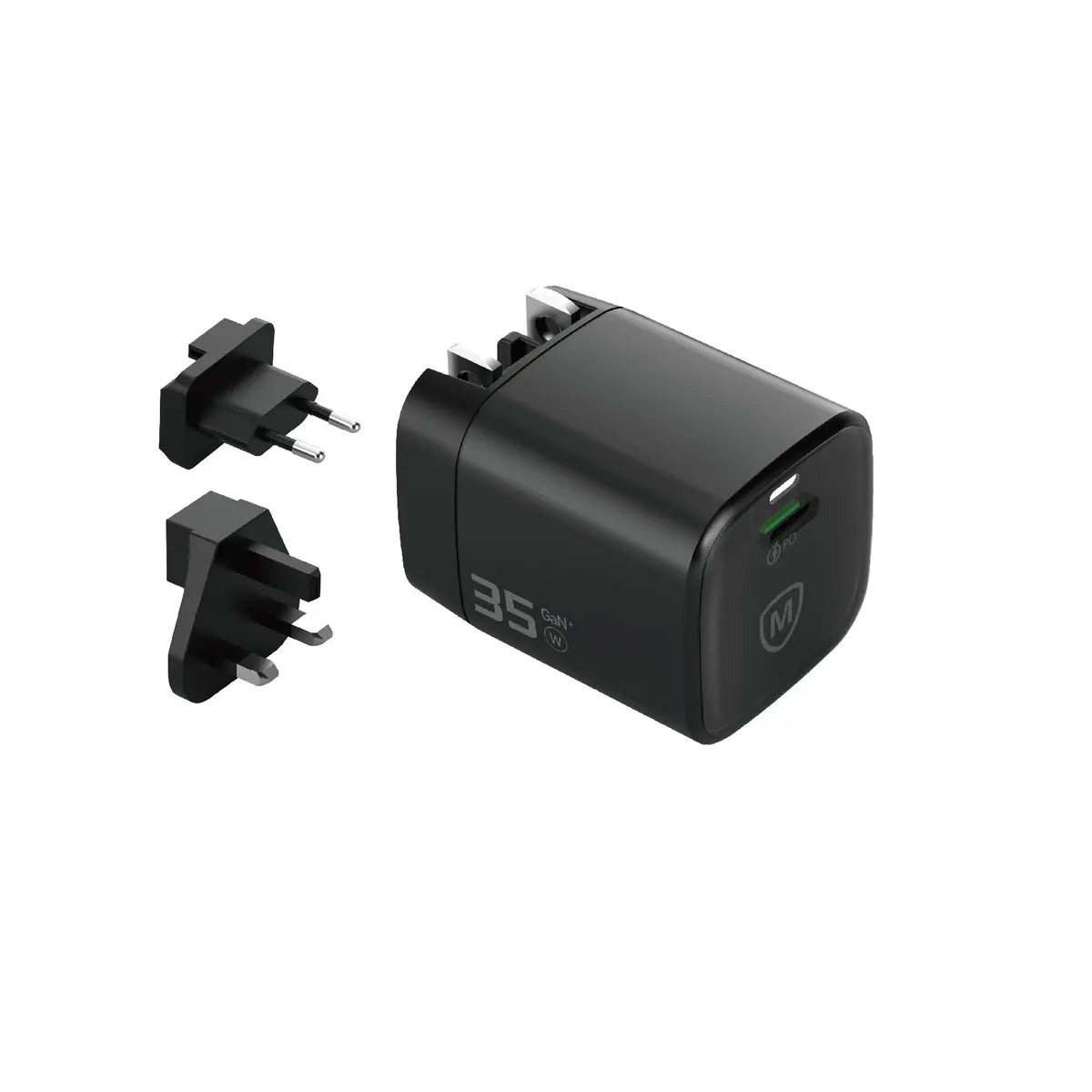 Micropack MWC-135 35W USB-C Universal Wall Charger - Black