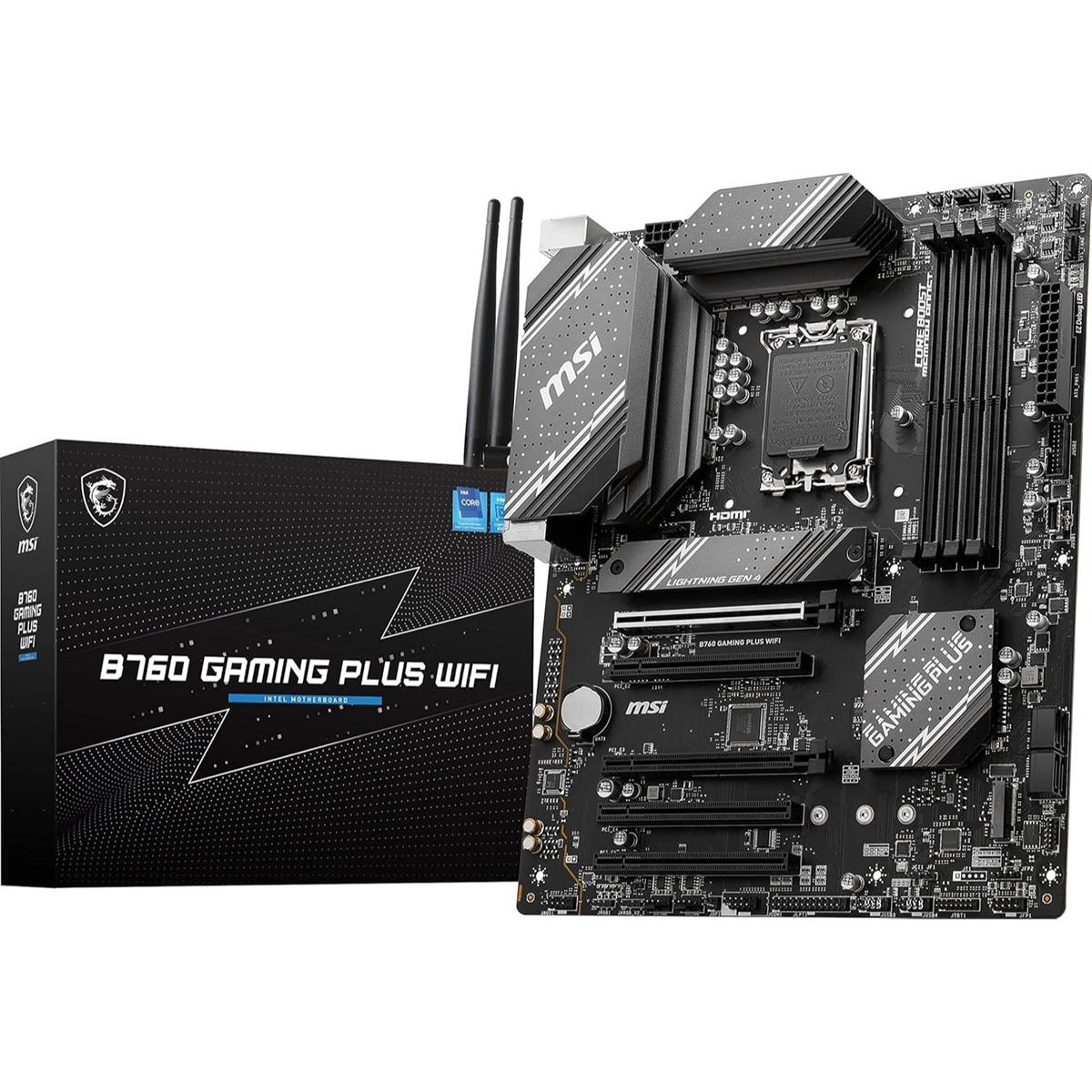 MSI B760 Gaming Plus WiFi Gaming Motherboard - PakByte Computers