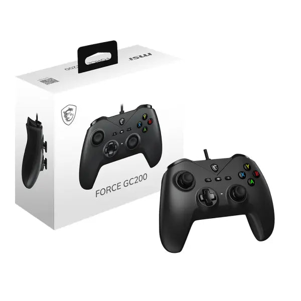 MSI Force GC200 Wired Gaming Gamepad Controller - Black