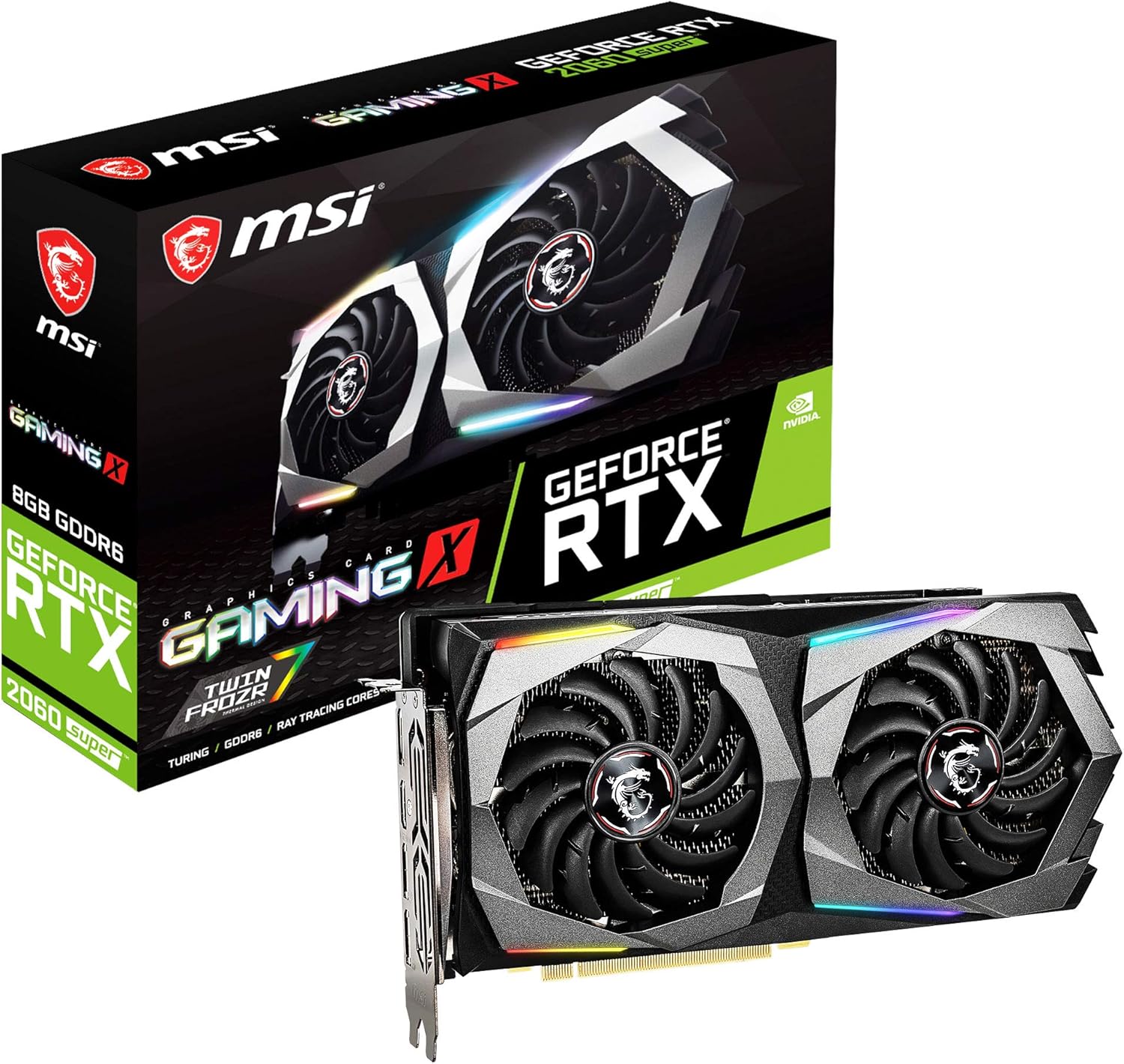 MSI Gaming X RTX 2060 Super 8GB GDRR6 Graphic Card - PakByte Computers