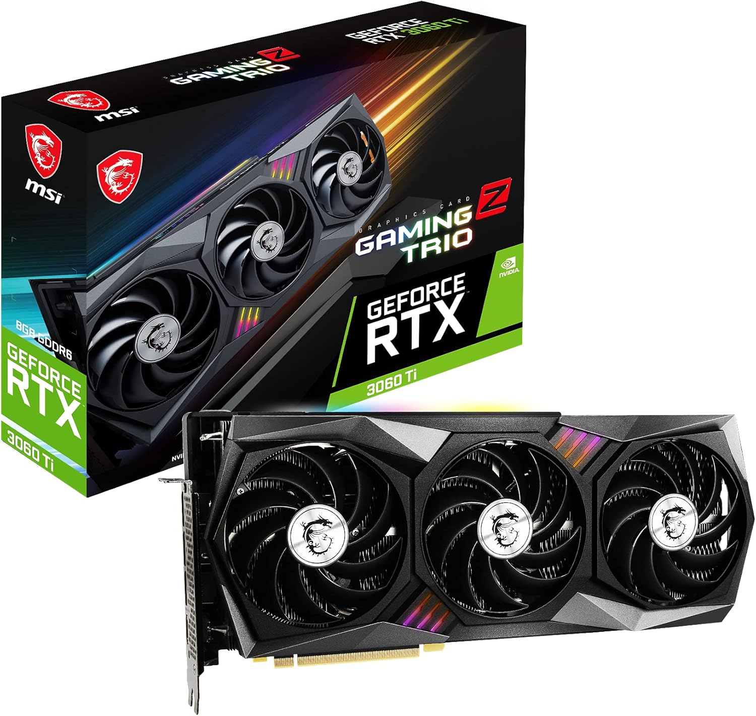MSI GeForce RTX 3060 Ti Gaming Z TRIO 8G Graphic Card