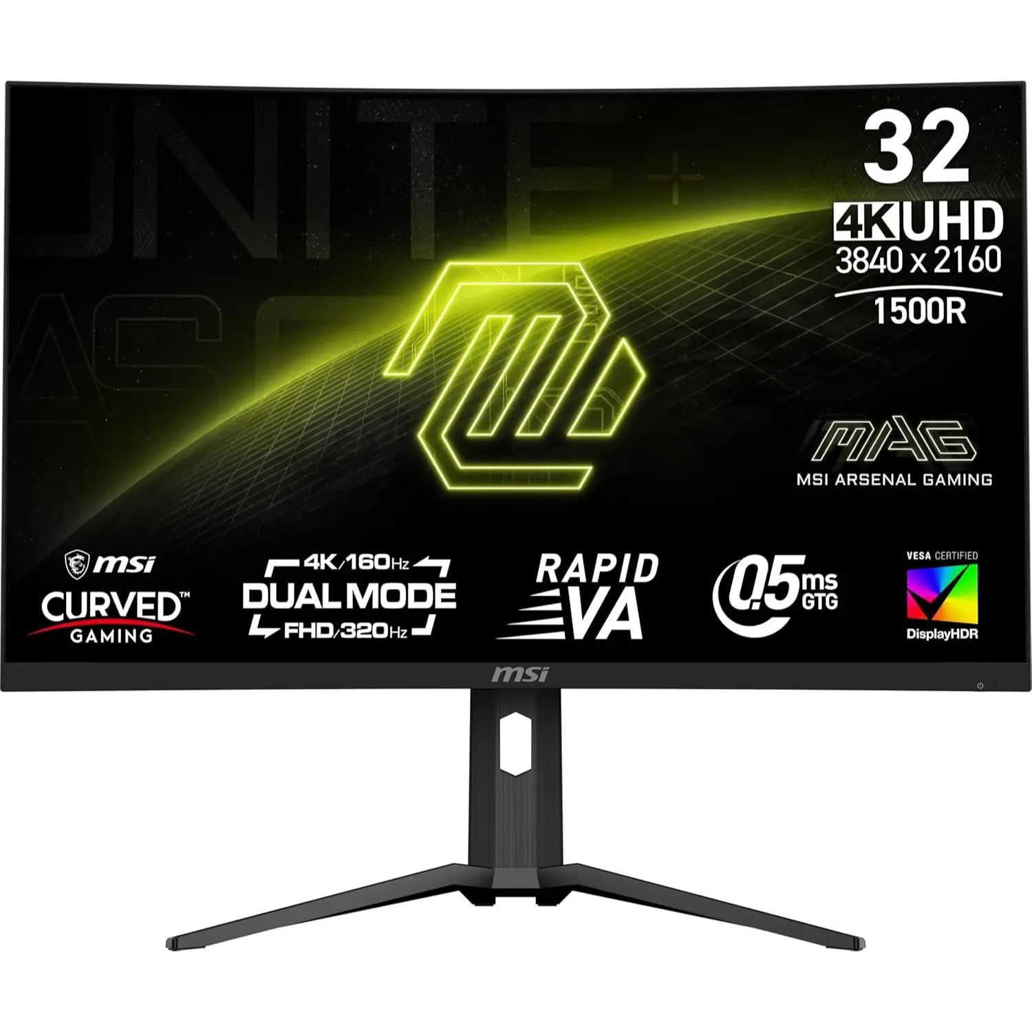MSI MAG 321CUPDF 32” 4K HDR Curved Gaming Monitor - PakByte Computers