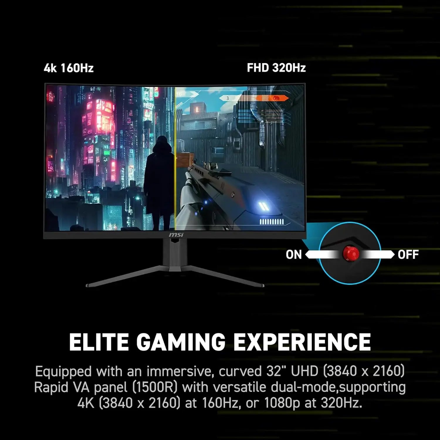 MSI MAG 321CUPDF 32” 4K HDR Curved Gaming Monitor - PakByte Computers