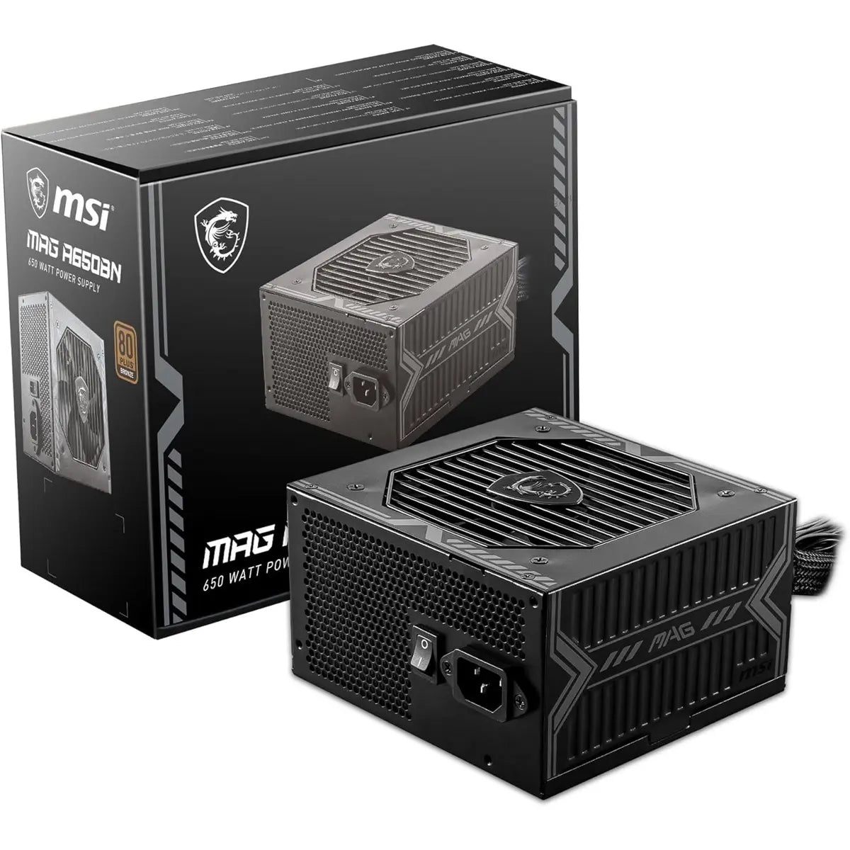MSI MAG A650BN 80 Plus Bronze Power Supply