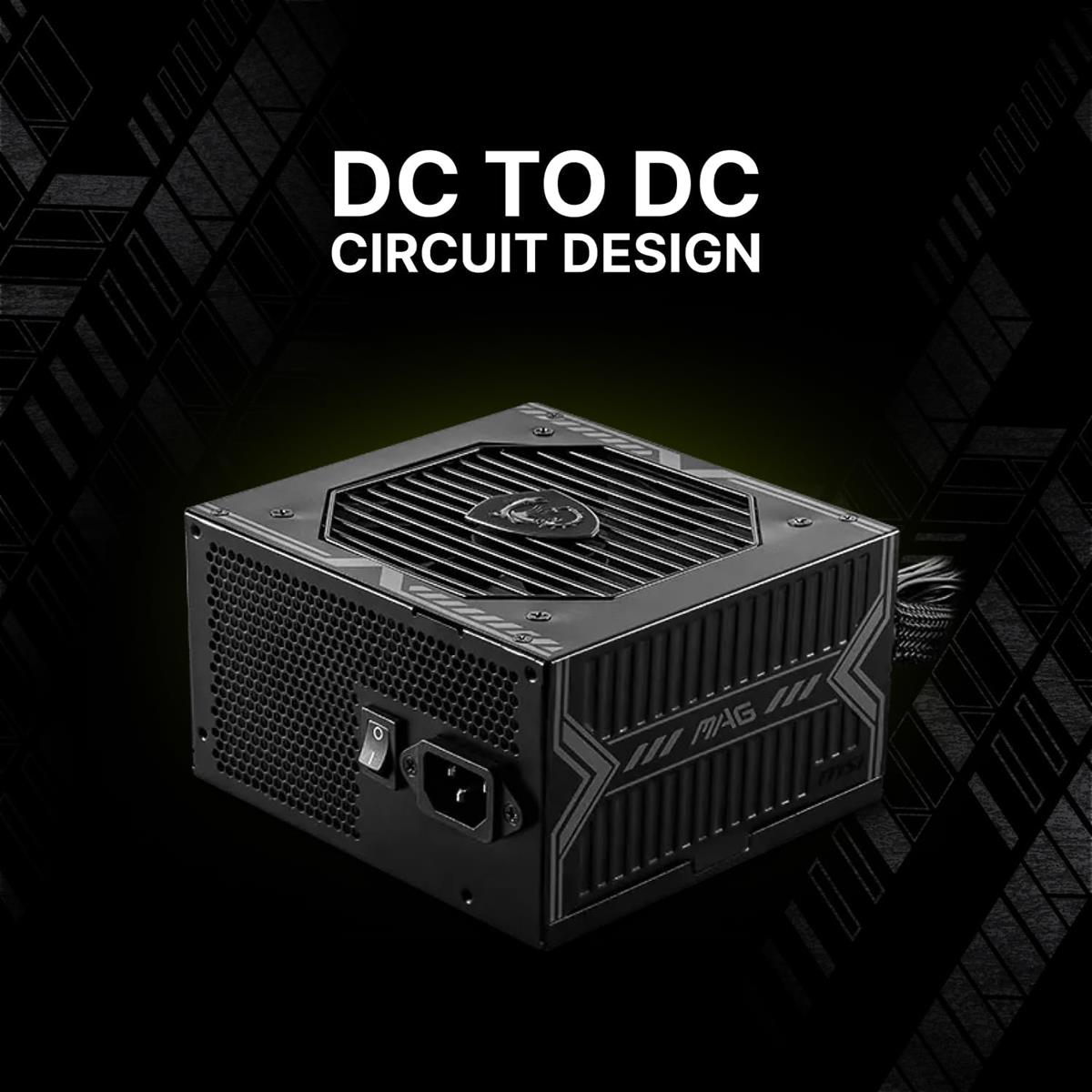 MSI MAG A750BN PCIE5 750W 80 Plus Bronze Power Supply