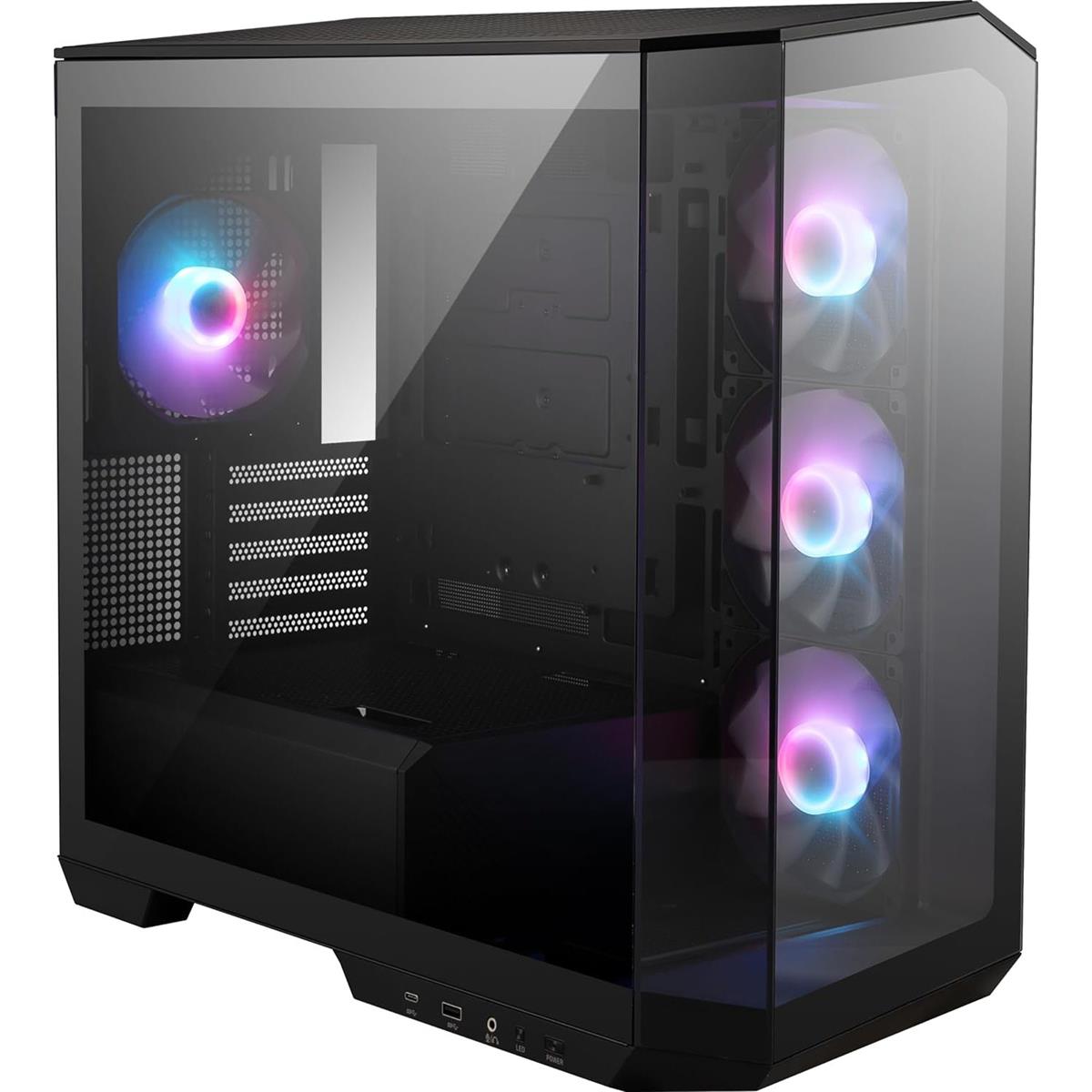 MSI MAG PANO M100R PZ Mid-Tower Gaming PC Case - Black