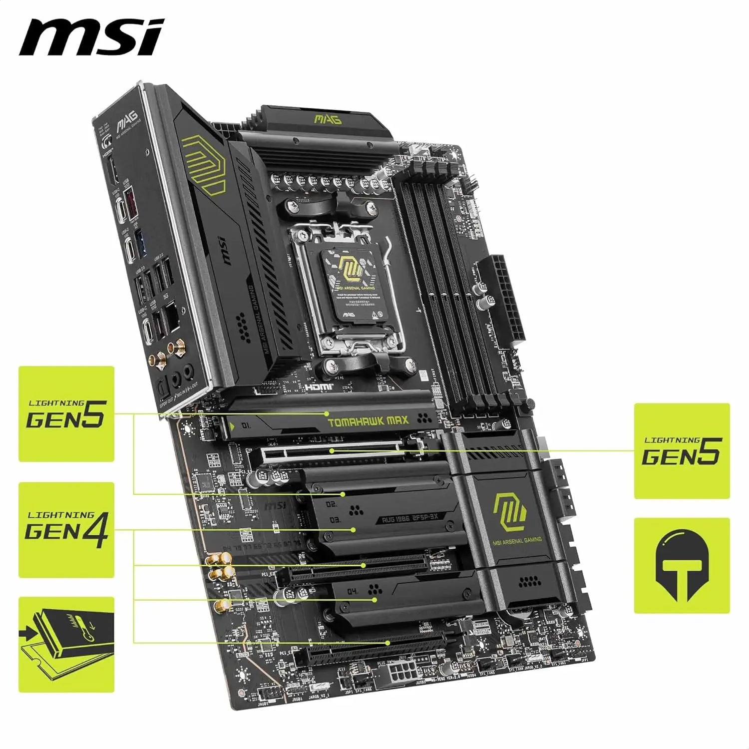 MSI MAG X870E Tomahawk WiFi DDR5 Motherboard - PakByte Computers
