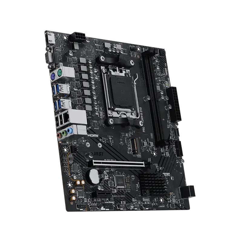 MSI Pro A620AM-B EVO DDR5 AMD AM5 microATX Motherboard