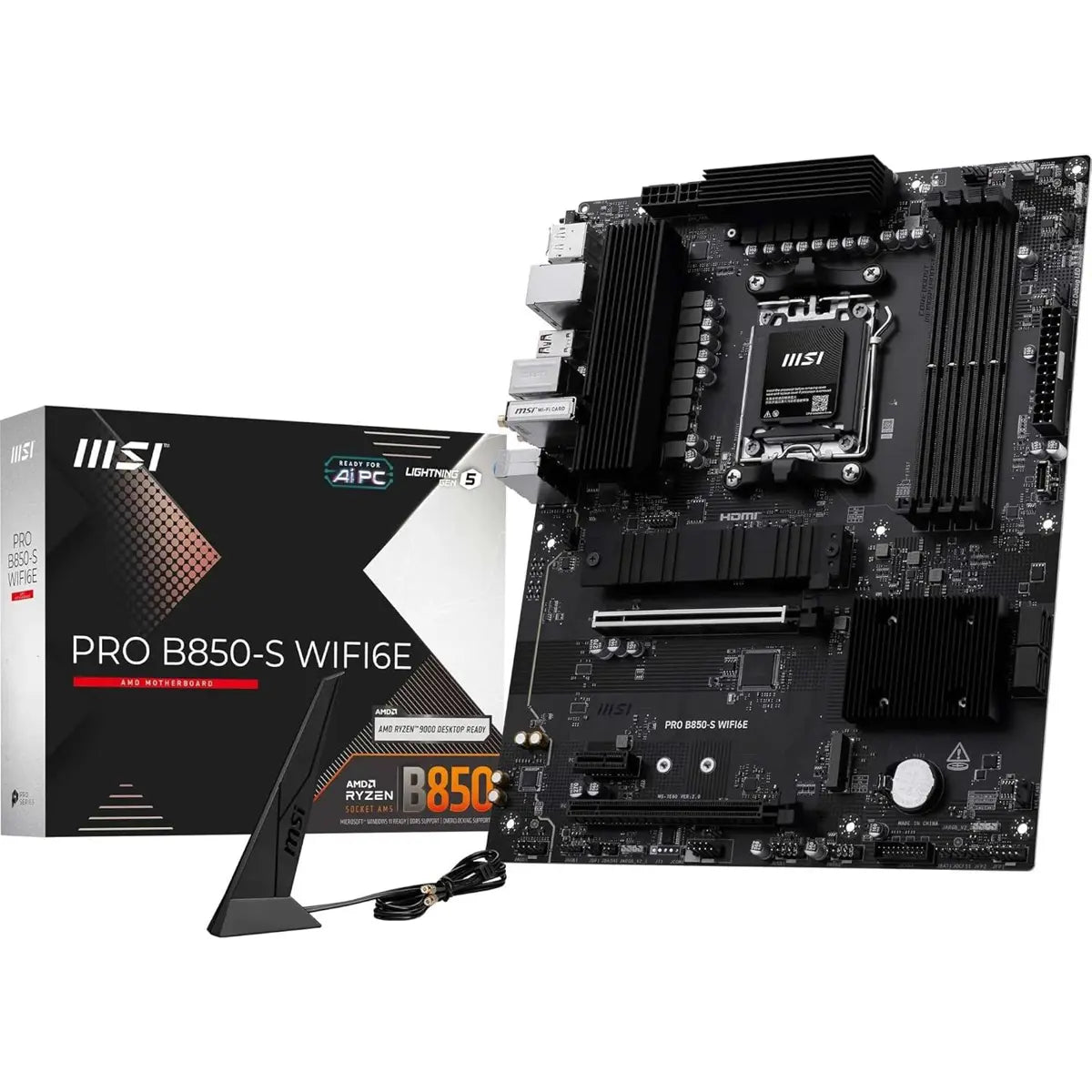 MSI Pro B850-S Wifi6E DDR5 Motherboard - PakByte Computers