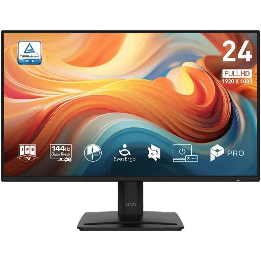 MSI Pro MP242 E14A 23.8" 16:9 Full HD 144Hz IPS LCD HDR Monitor - Matte Black