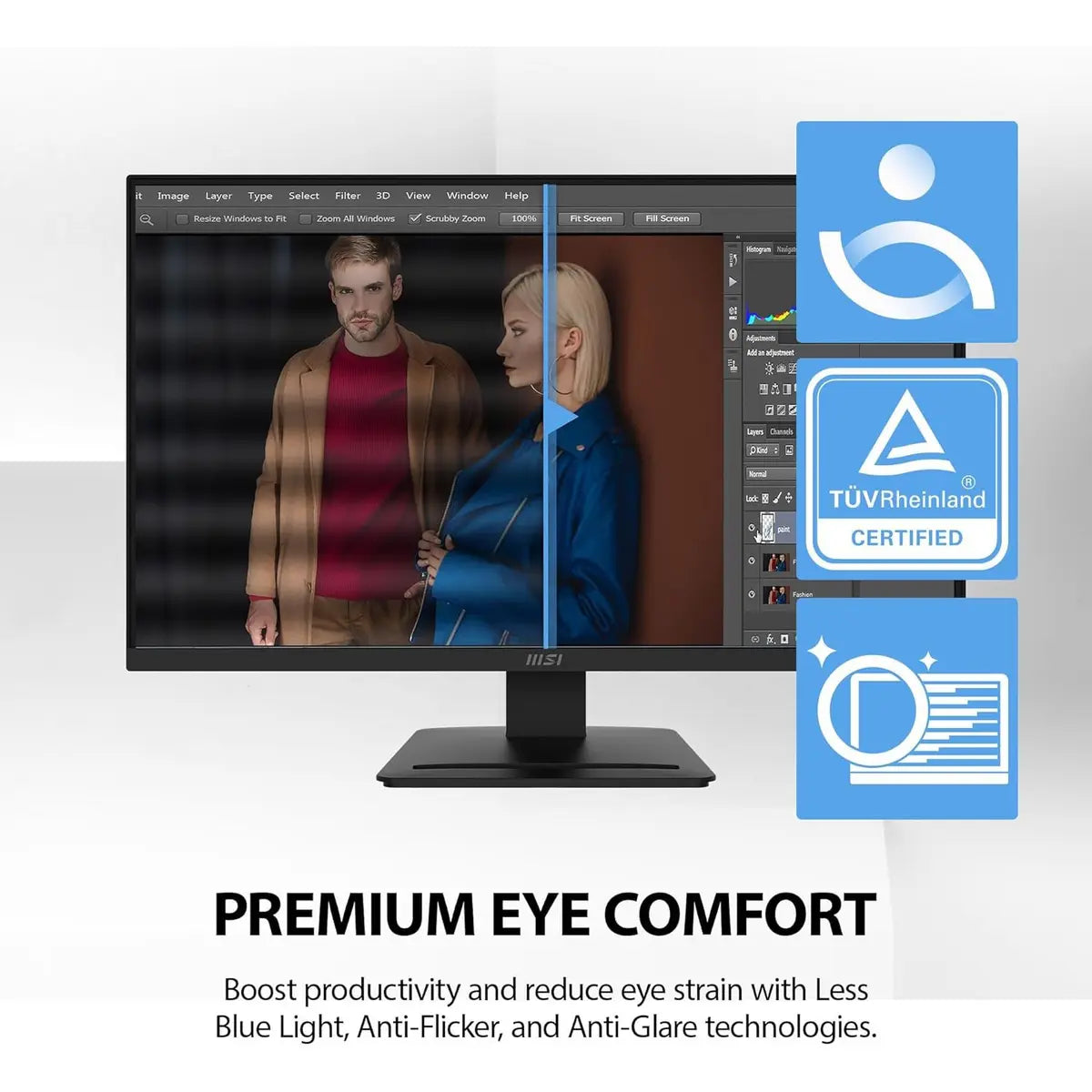 MSI Pro MP273 E14A 27-inch IPS 1920 x 1080 (FHD) Gaming Office Monitor