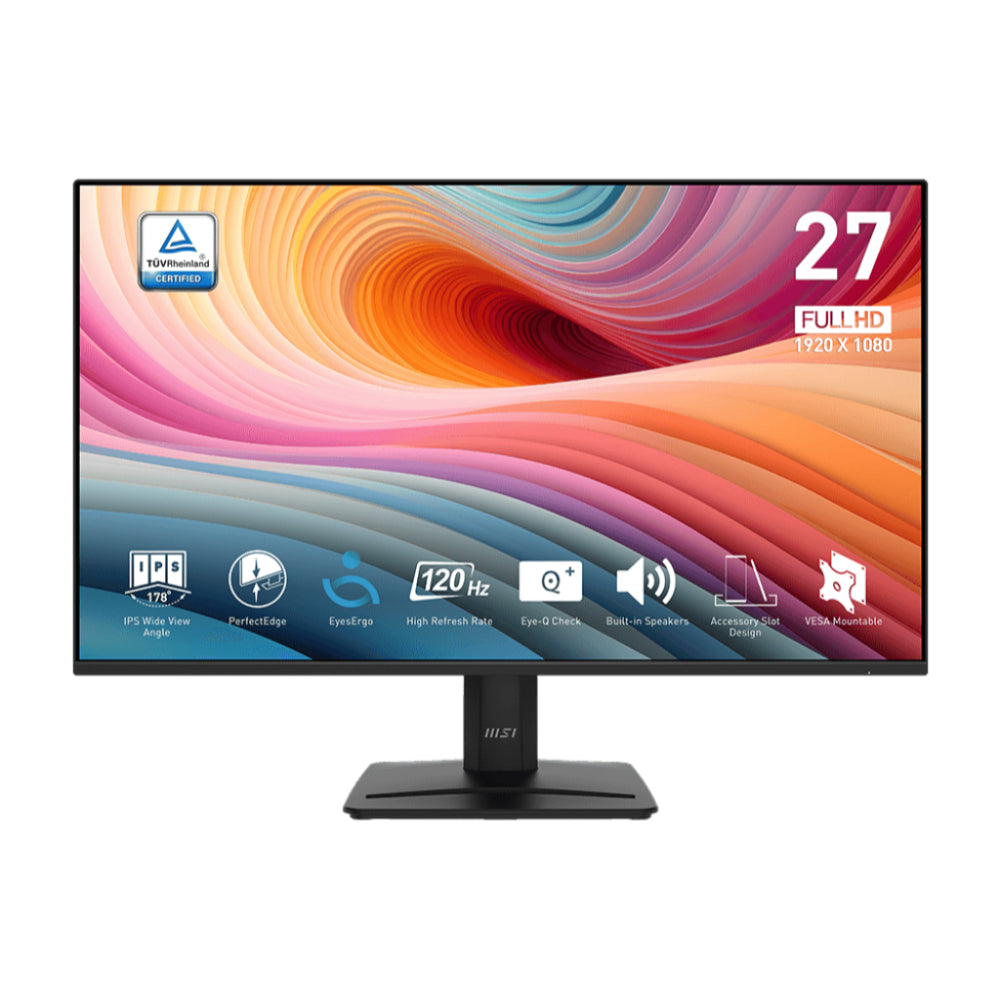 MSI PRO MP275 E2 27-inch FHD 120Hz IPS Monitor - Black