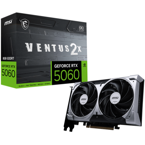 MSI GeForce RTX 5060 8G Ventus 2X OC Graphics Card