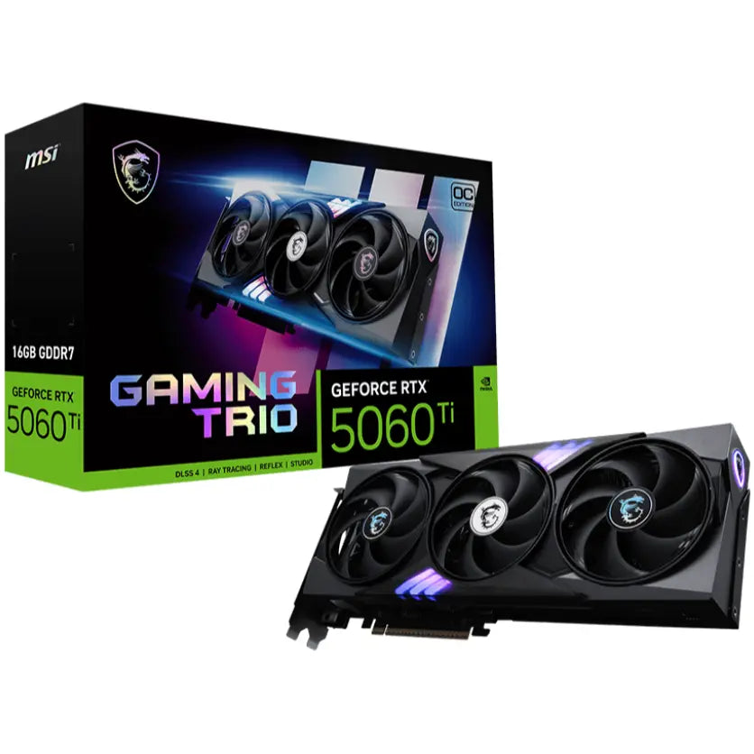 MSI Gaming RTX 5060 Ti 16G Gaming Trio OC Graphics Card