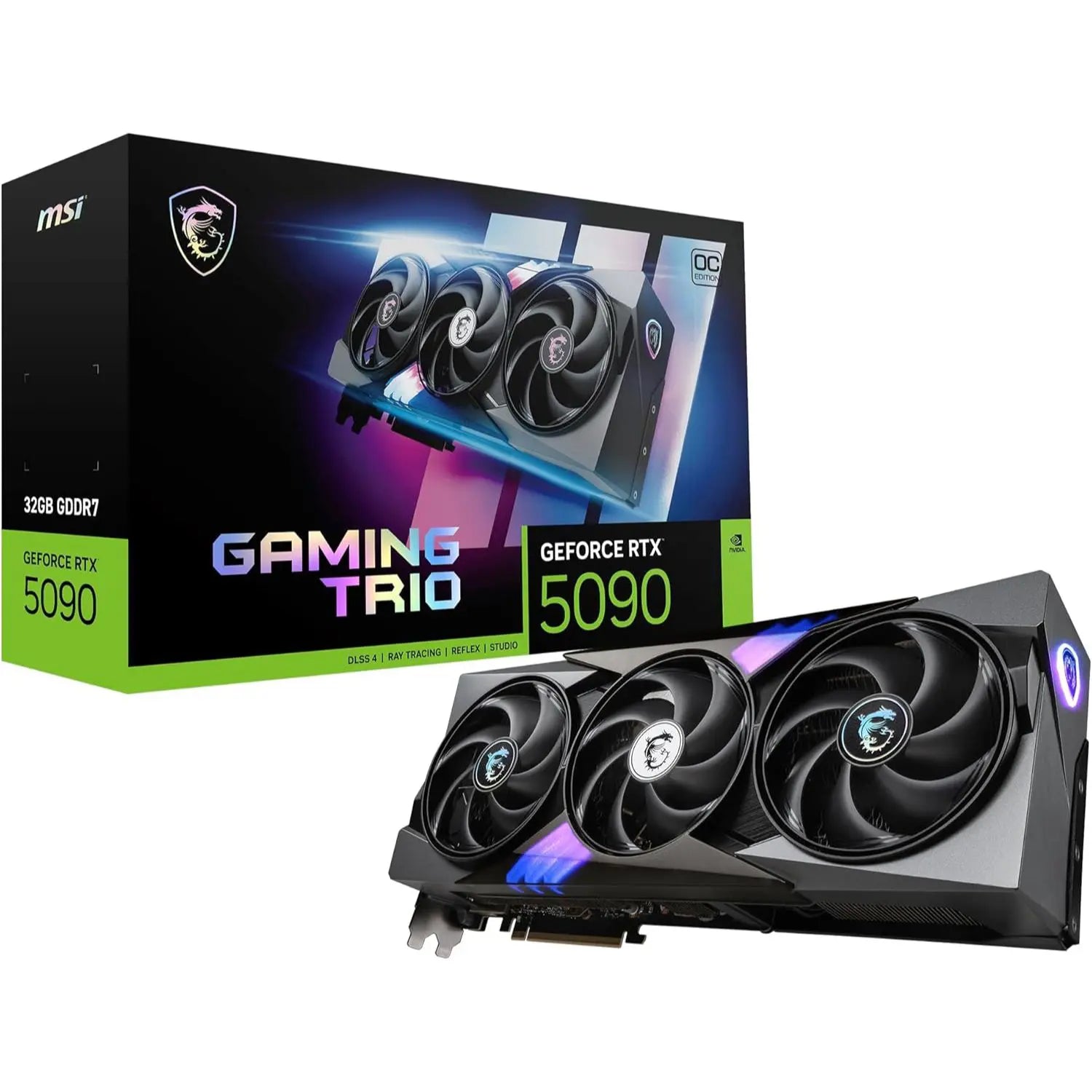 MSI GeForce RTX 5090 32G GDDR7 Gaming Trio OC Graphics Card - PakByte Computers