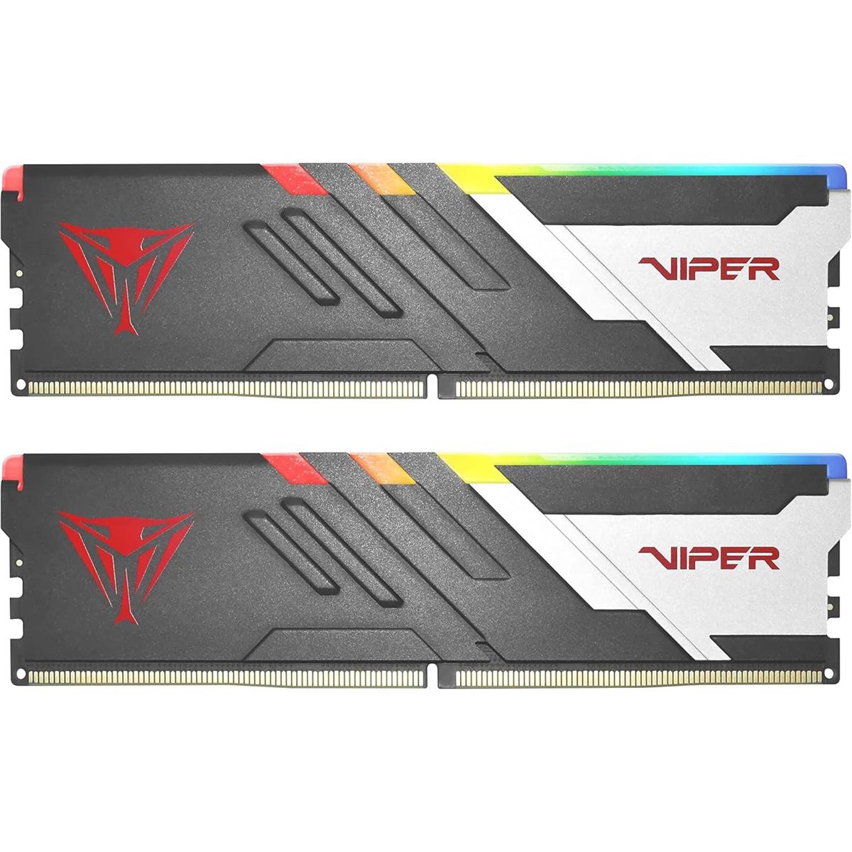 Patriot Viper Venom RGB 32GB (2x16GB) 6000MHz CL30 DDR5 RAM Desktop Memory Kit