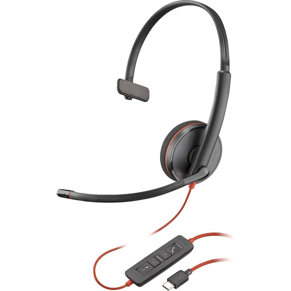 Poly Blackwire 3210 Monaural USB-C Headset - PakByte Computers