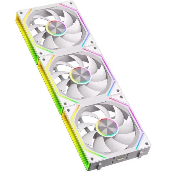 Power Train Prism 8RS 120mm ARGB 4-Pin PWM Regular Case Fan - White