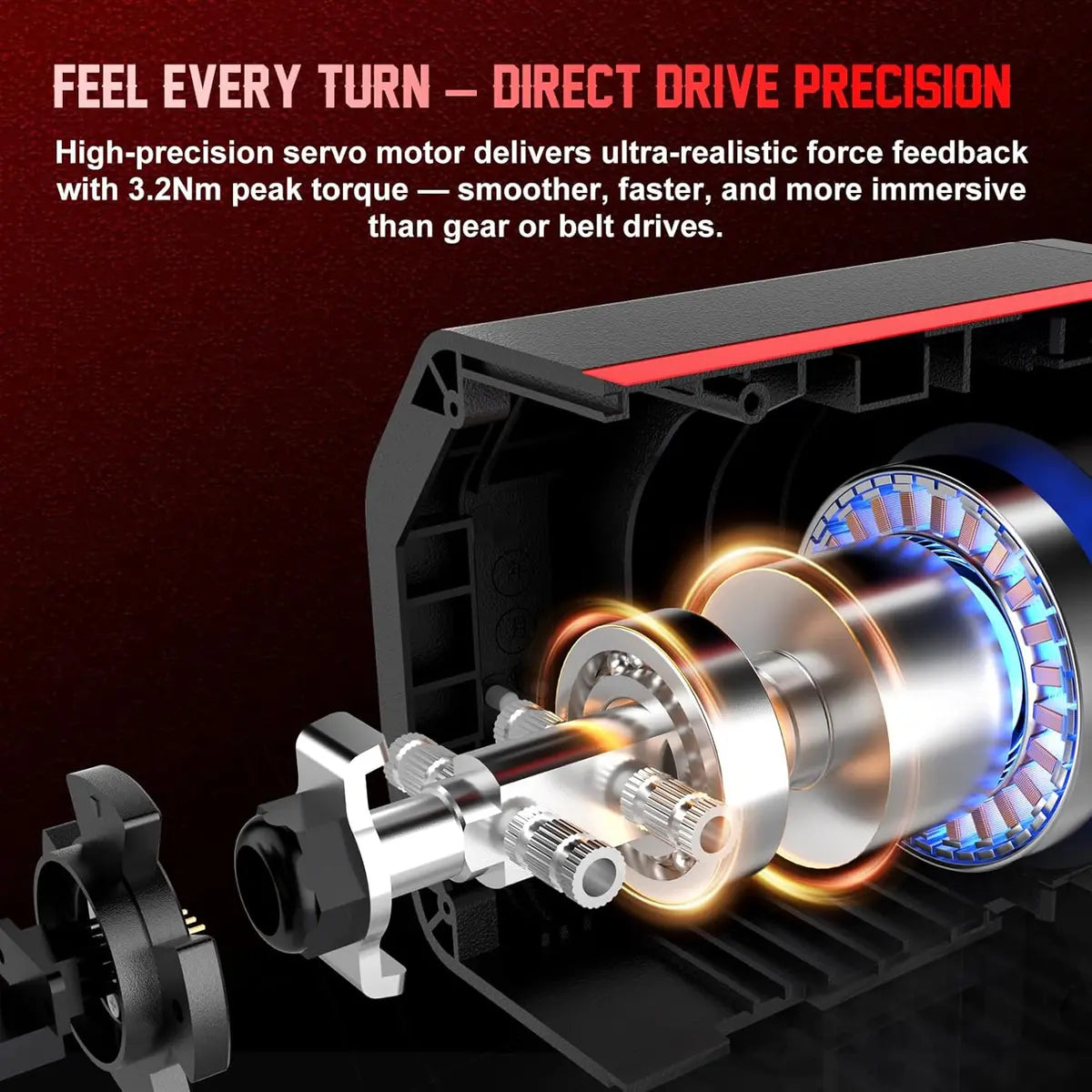 PXN V10 Ultra Direct Drive Racing Steering Wheel