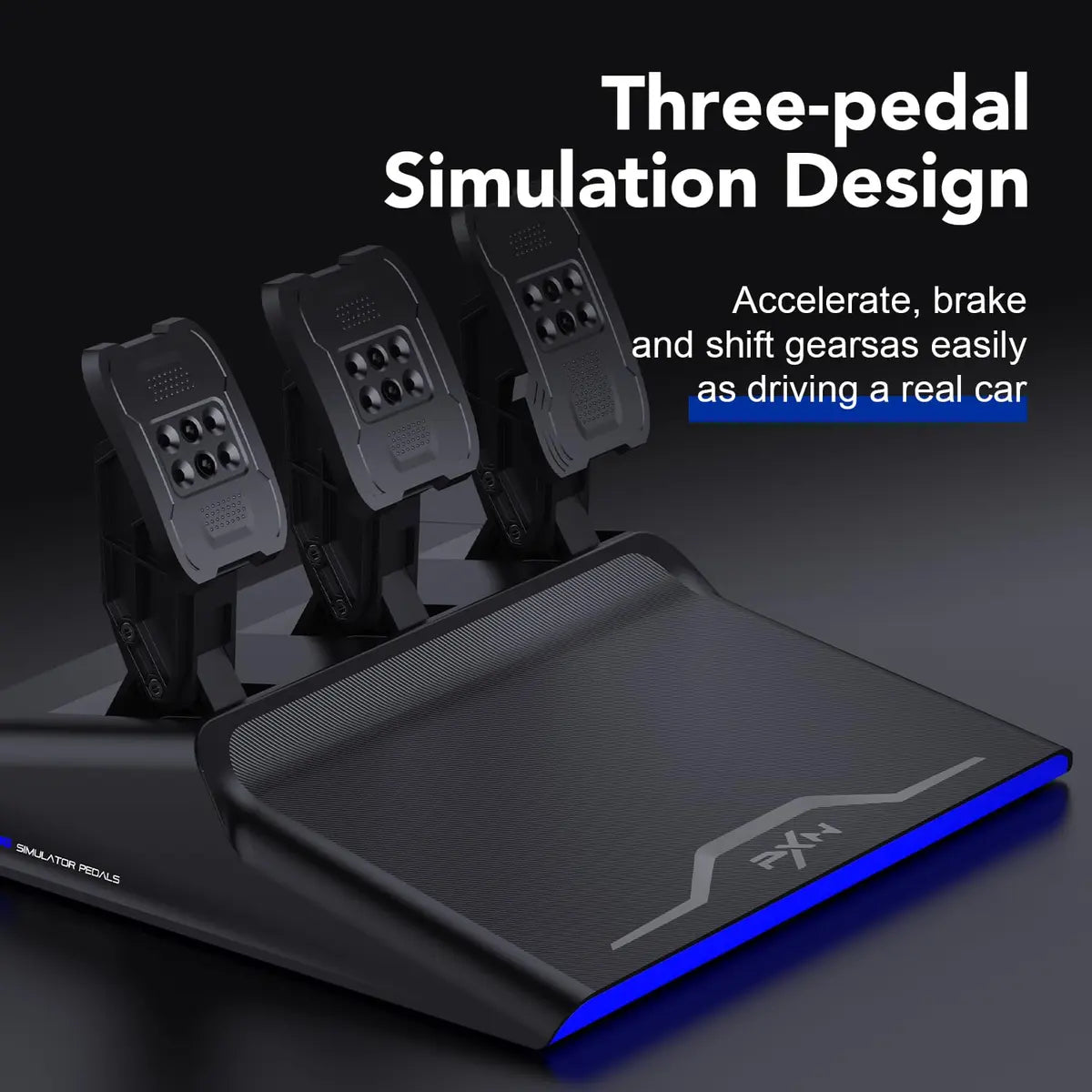PXN V99 PC Racing Steering Wheel with Pedals and Shifter