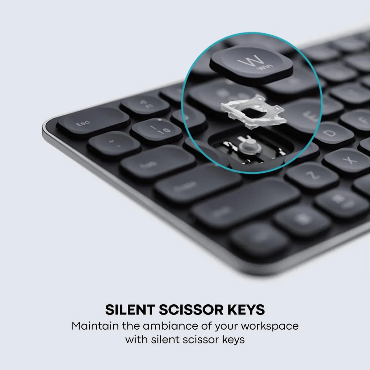 Rapoo E9350L Bluetooth Wireless Multi-Device Keyboard