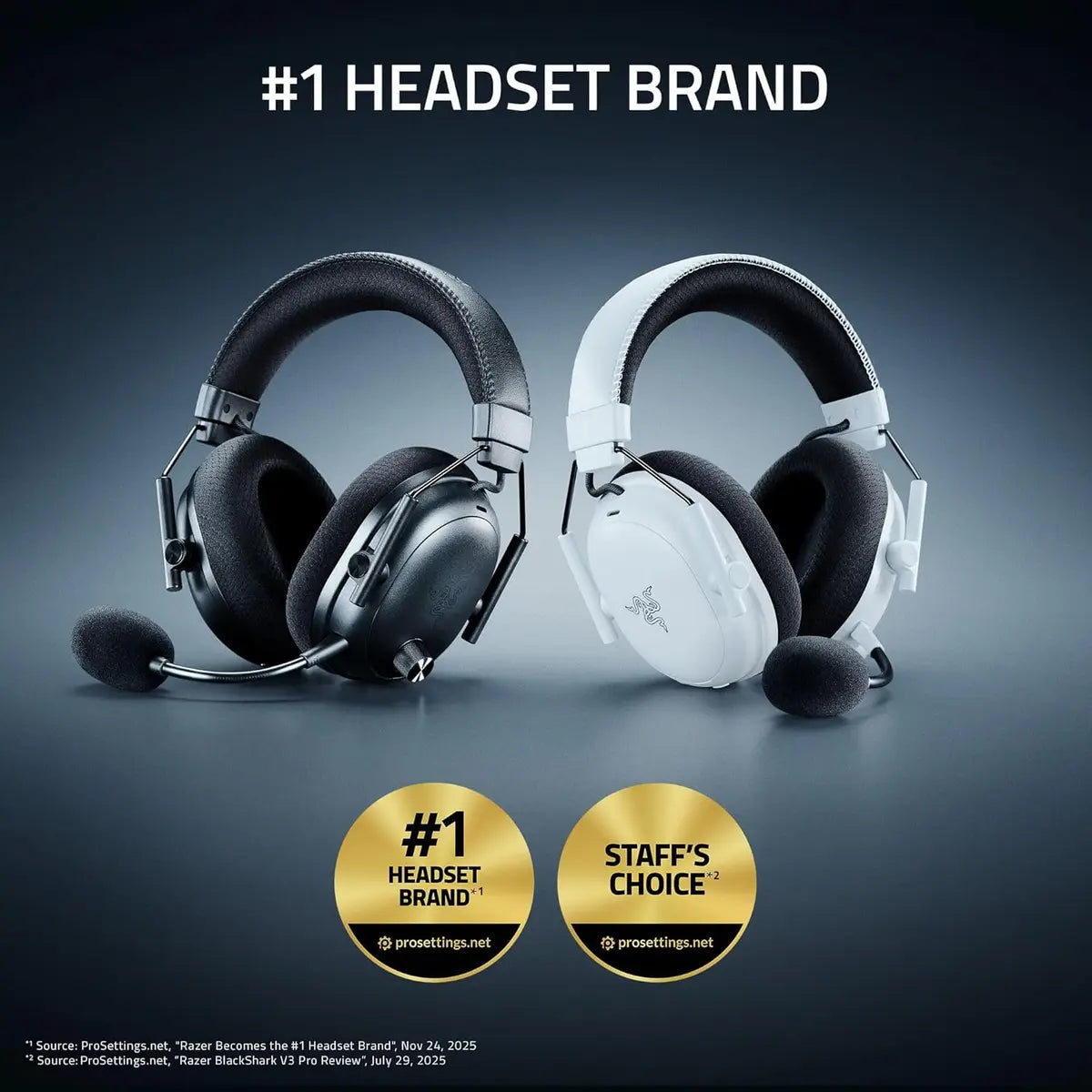 Razer BlackShark V3 Pro Wireless Gaming Headset - Black