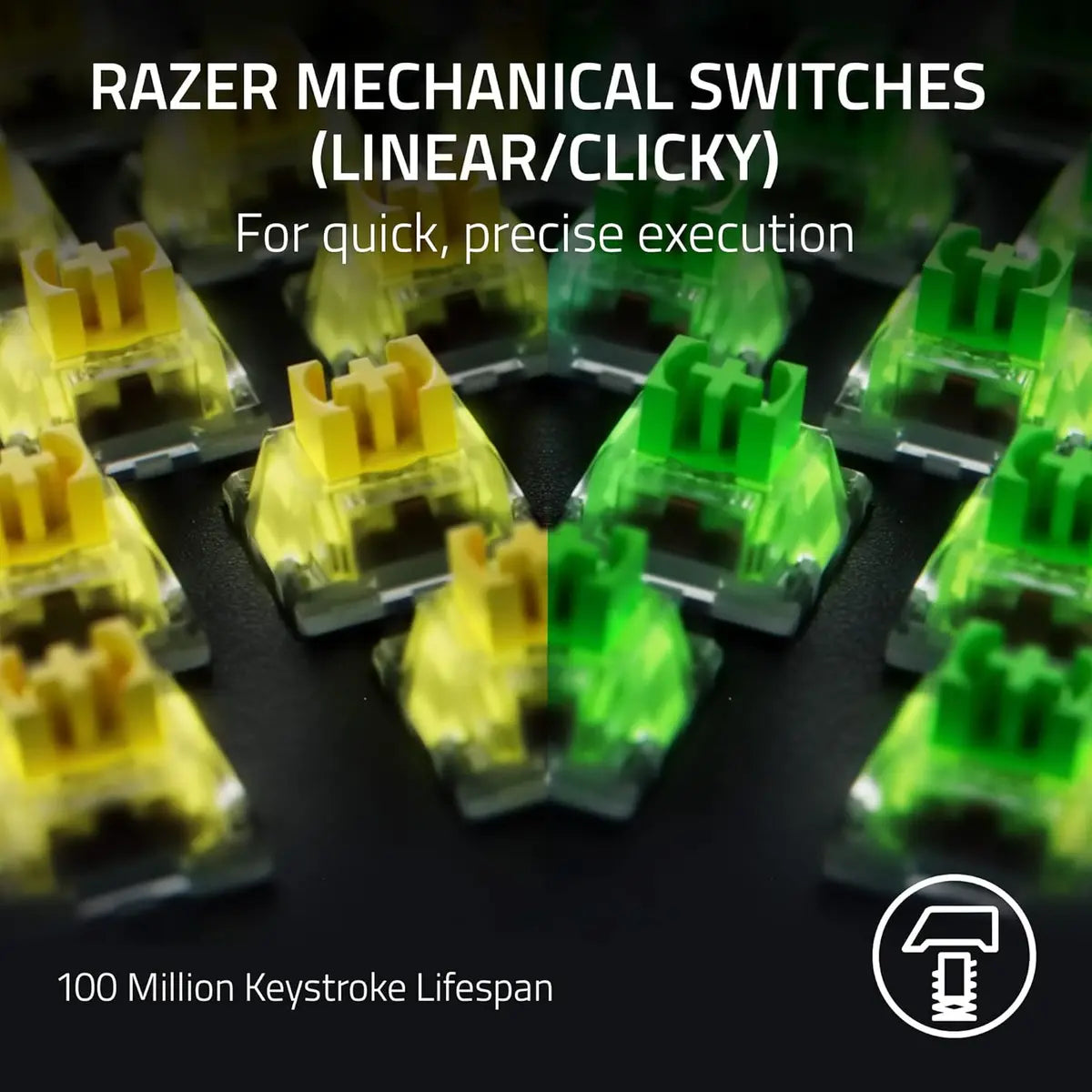Razer BlackWidow V4 Pro Wired Mechanical Gaming Keyboard - Green Switches