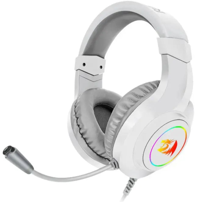 Redragon Hylas H260 RGB Gaming Headset with Microphone - White - PakByte Computers