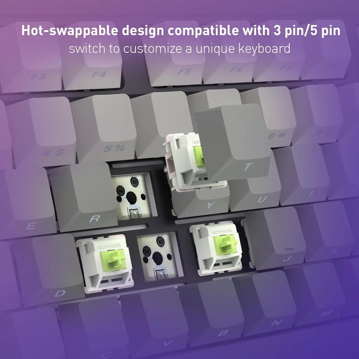 Redragon K743 Antonium Pro LCD 80% Gasket RGB Gaming Keyboard - PakByte Computers