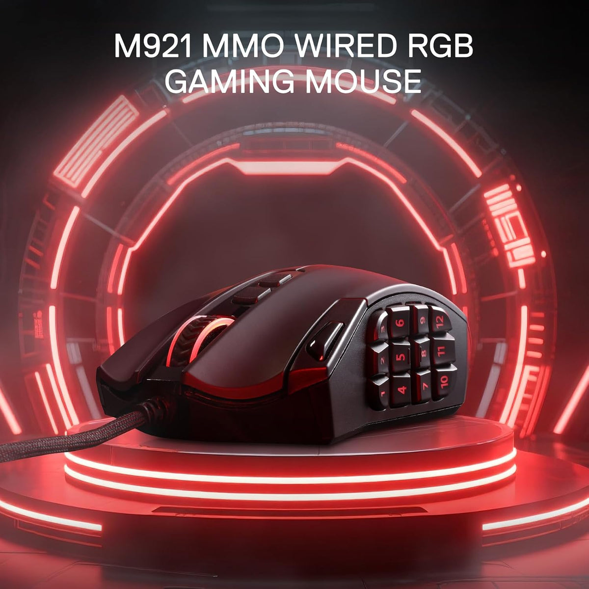 Redragon M921 MMO Gaming Mouse - PakByte Computers