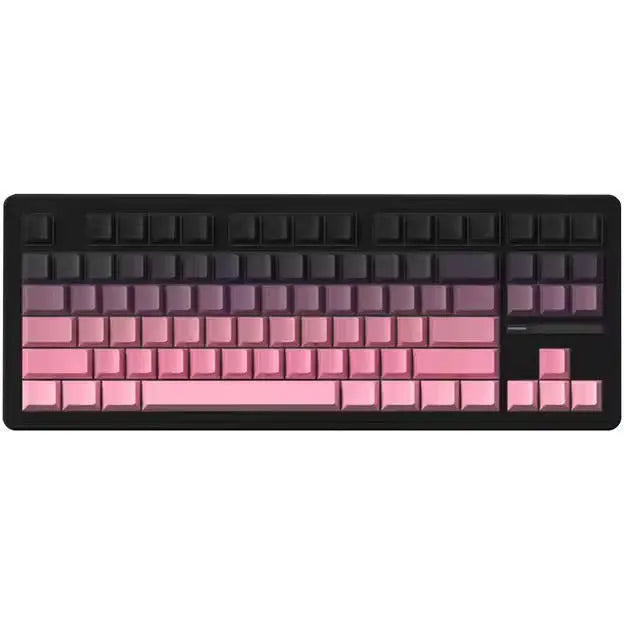 Sama Xinmeng M87 Pro V2 Wireless Keyboard (White Jade Switch) - Gradient Pink