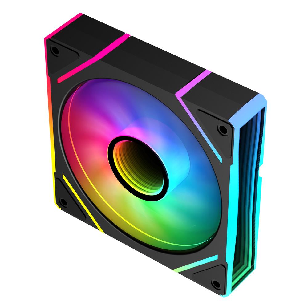 Sama YF1203 Reverse 120mm ARGB Case Cooler Fan Single Pack - Black