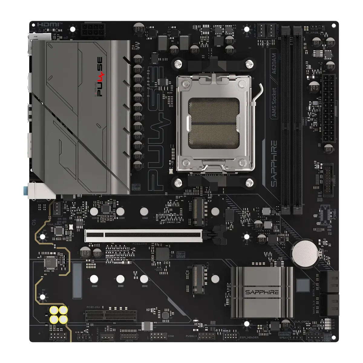 Sapphire Pulse A620AM DDR5 AMD AM5 microATX Motherboard