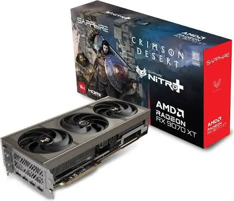 SAPPHIRE NITRO+ AMD Radeon RX 9070 XT OC 16GB Gaming Graphics Card – Crimson Desert Edition