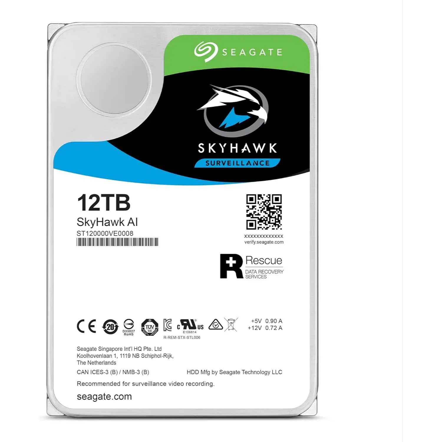 Seagate Skyhawk AI 12TB Video Internal Hard Drive - PakByte Computers
