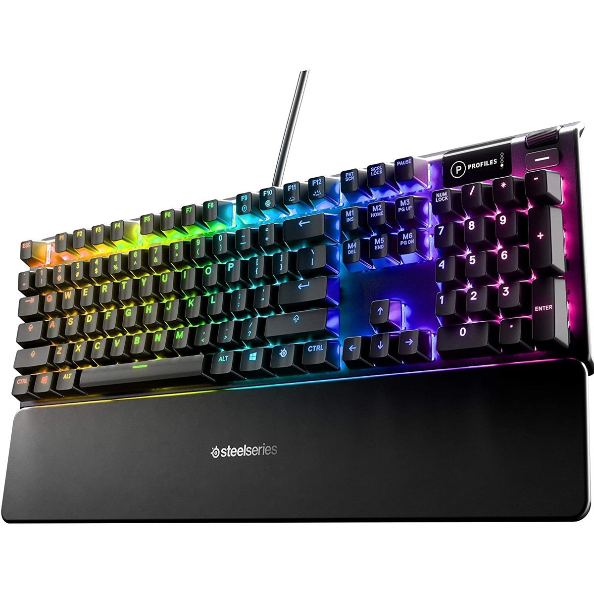 SteelSeries Apex 5 Hybrid Mechanical Gaming Keyboard - Blue Switches