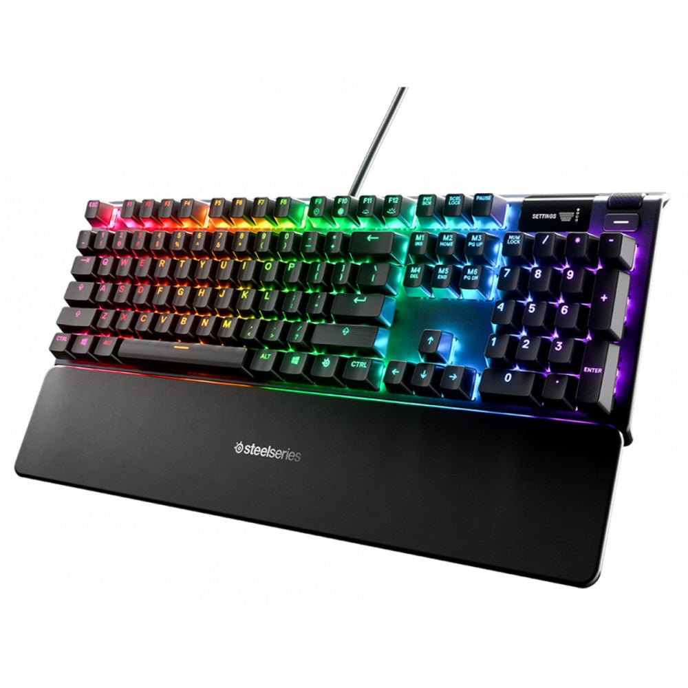 SteelSeries Apex 5 Hybrid Mechanical Gaming Keyboard - Blue Switches