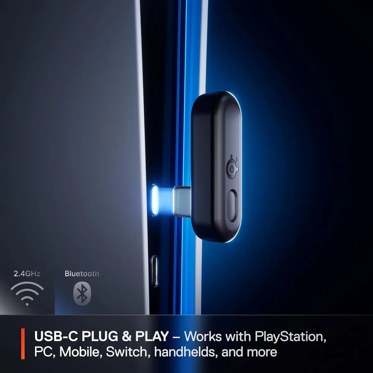 SteelSeries Arctis Nova 3P Wireless PlayStation Gaming Headset - Black