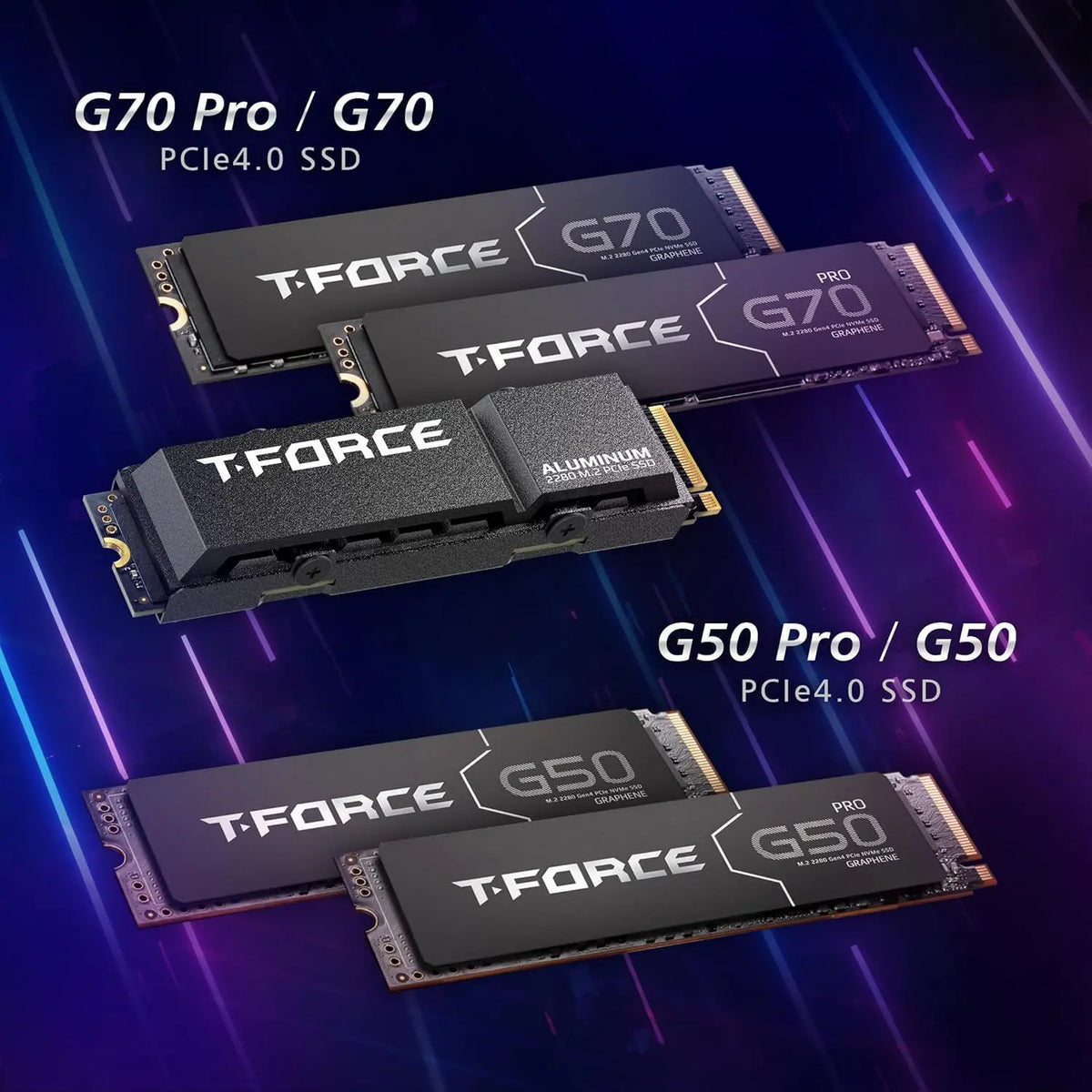 TeamGroup T-Force G50 2TB NVMe PCIe Gen4 Gaming SSD - PakByte Computers