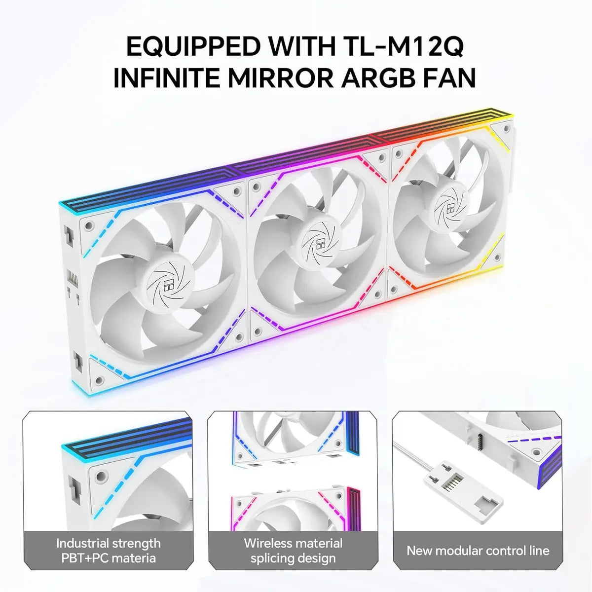 Thermalright Frozen Warframe 360 SE ARGB V2 360mm AIO Liquid CPU Cooler - White