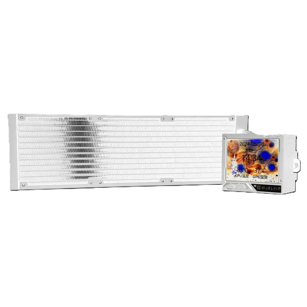 Thermalright Mjolnir Vision X 360 ARGB 360mm AIO Liquid CPU Cooler, Without Fans – White - PakByte Computers